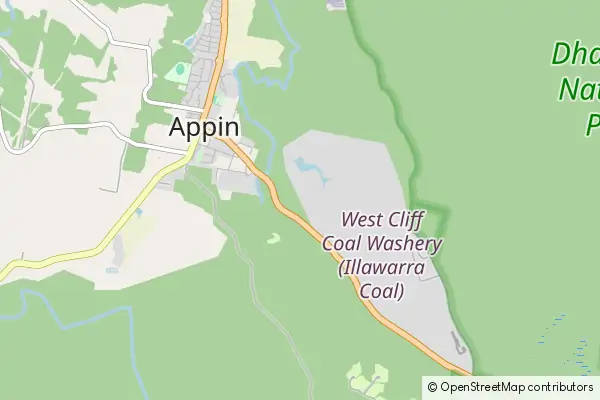 Mapa Appin