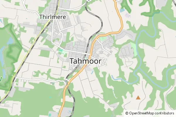 Mapa Tahmoor