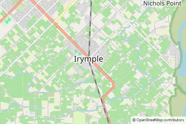 Mapa Irymple