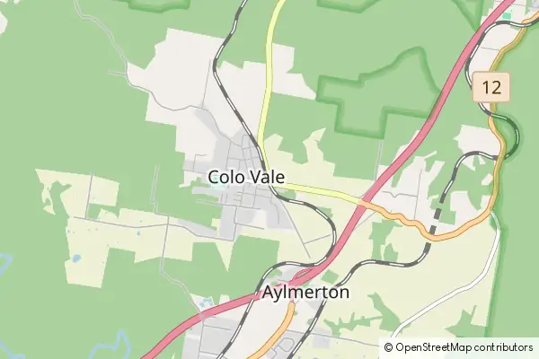 Mapa Colo Vale