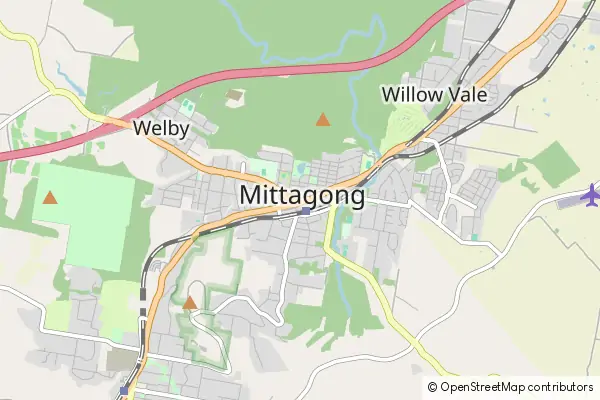 Mapa Mittagong