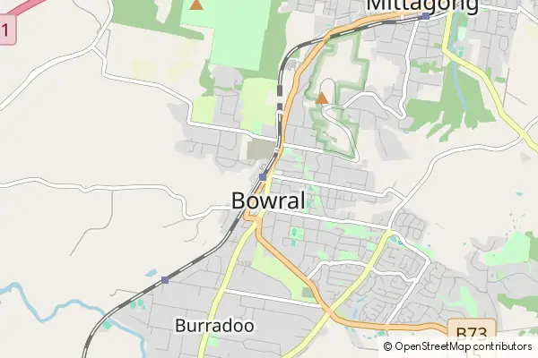 Mapa Bowral
