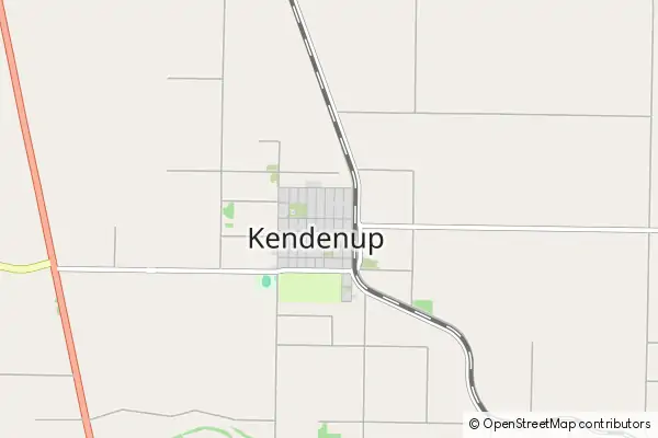 Mapa Kendenup