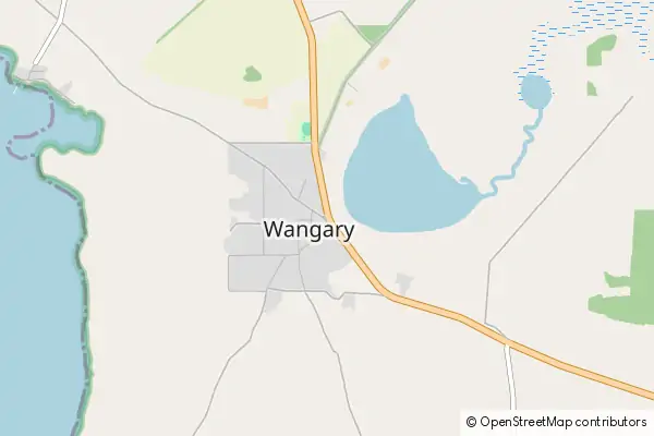 Mapa Wangary