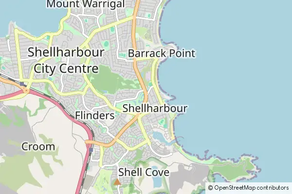 Mapa Shellharbour