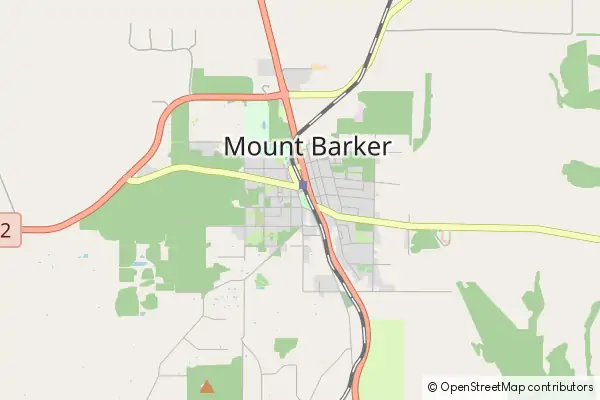 Mapa Mount Barker