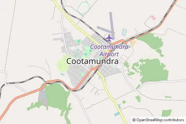 Mapa Cootamundra