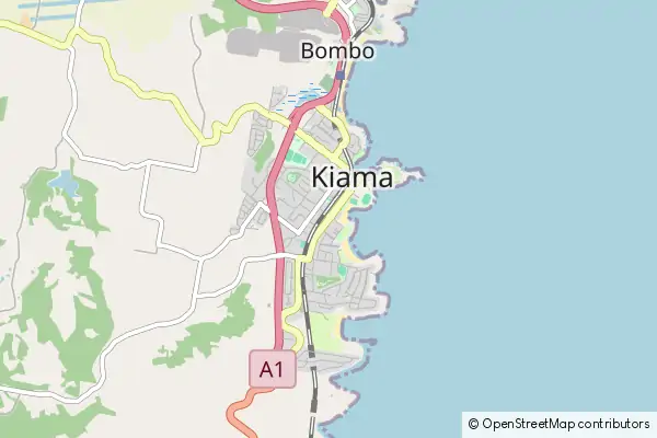 Mapa Kiama Municipality