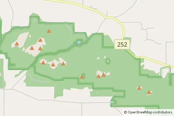 Mapa Park Narodowy Porongurup