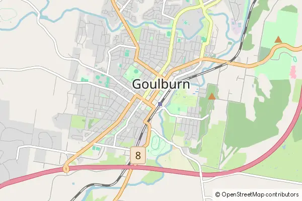 Mapa Goulburn