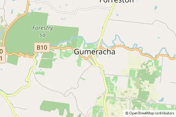 Mapa Gumeracha