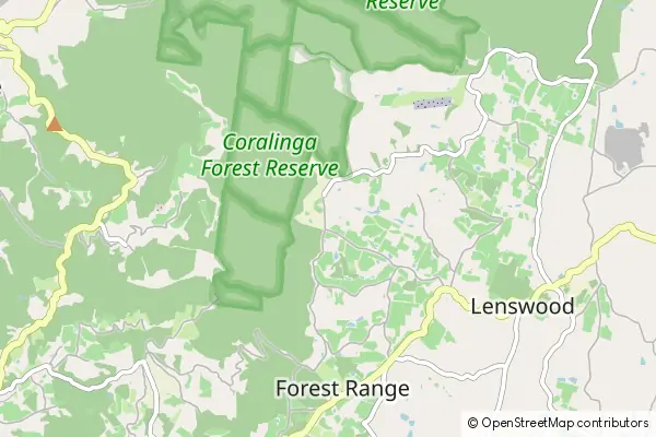 Mapa Forest Range