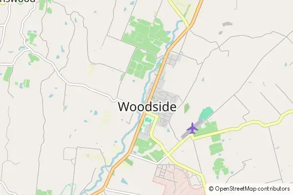 Mapa Woodside