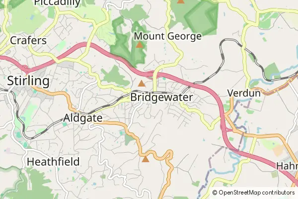 Mapa Bridgewater