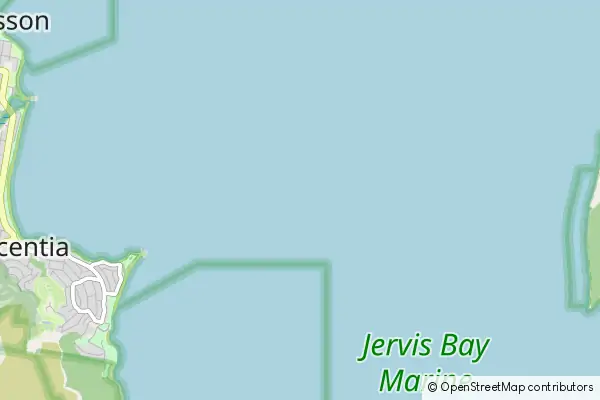 Mapa Jervis Bay