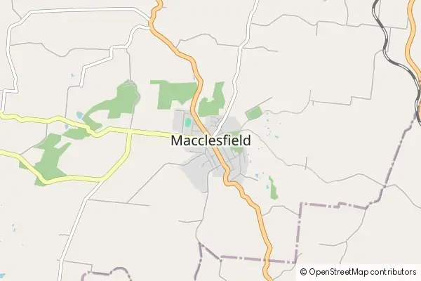 Mapa Macclesfield