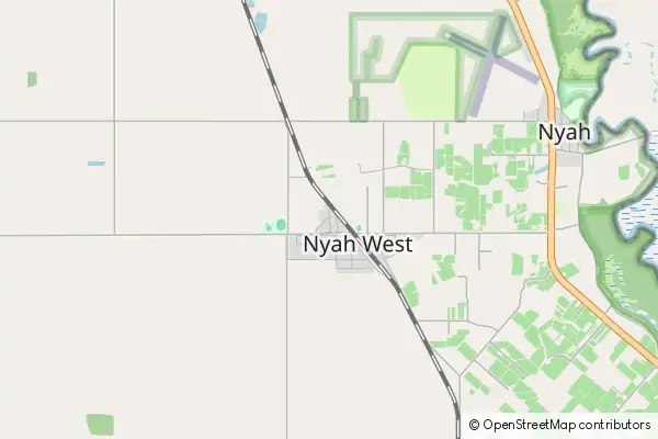 Mapa Nyah West