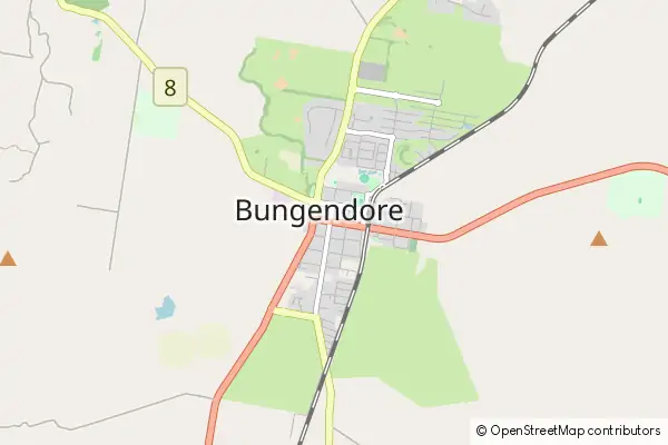 Mapa Bungendore