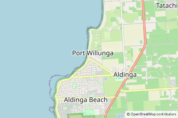 Mapa Port Willunga