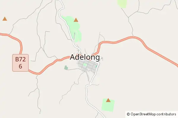 Mapa Adelong