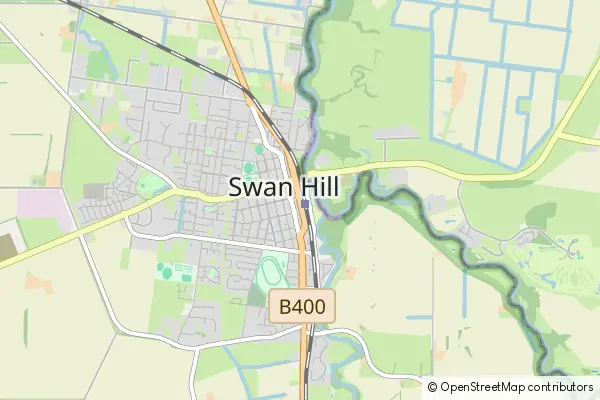 Mapa Swan Hill