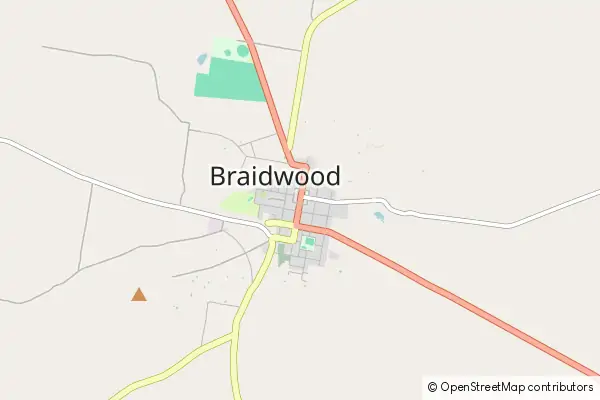 Mapa Braidwood