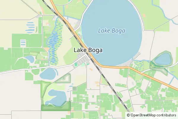 Mapa Lake Boga