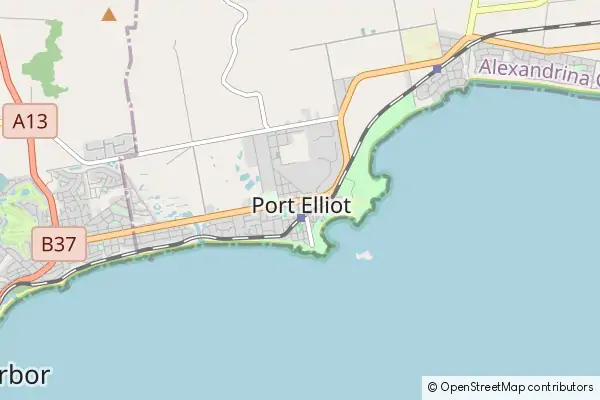 Mapa Port Elliot