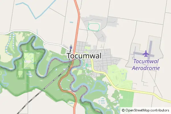 Mapa Tocumwal