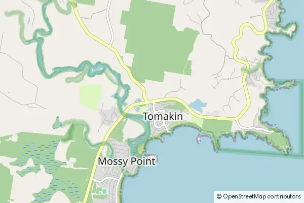 Mapa Tomakin