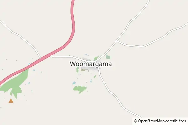 Mapa Woomargama