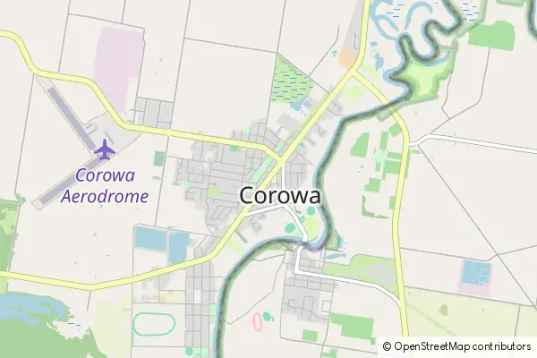 Mapa Corowa