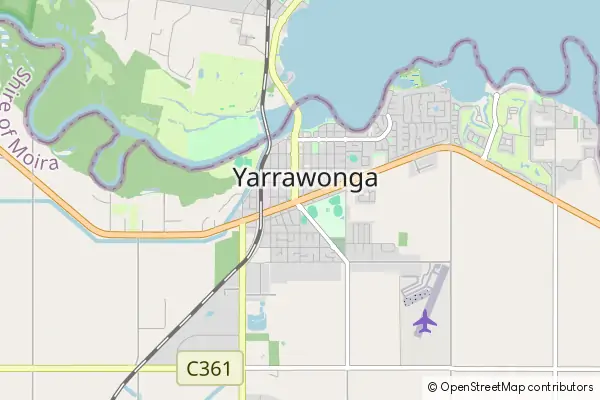 Mapa Yarrawonga