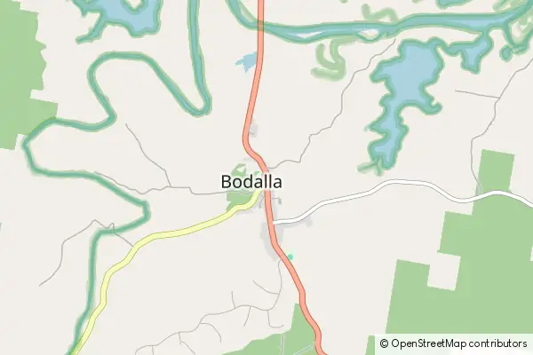 Mapa Bodalla