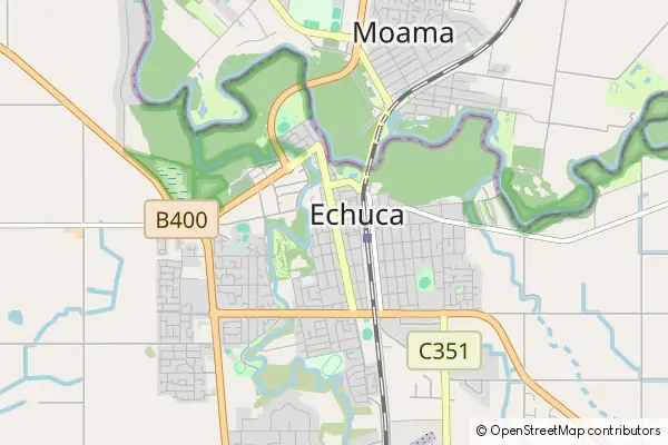 Mapa Echuca