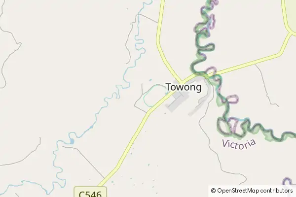 Mapa Towong