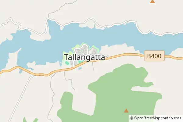 Mapa Tallangatta