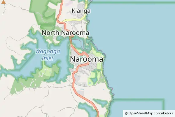 Mapa Narooma