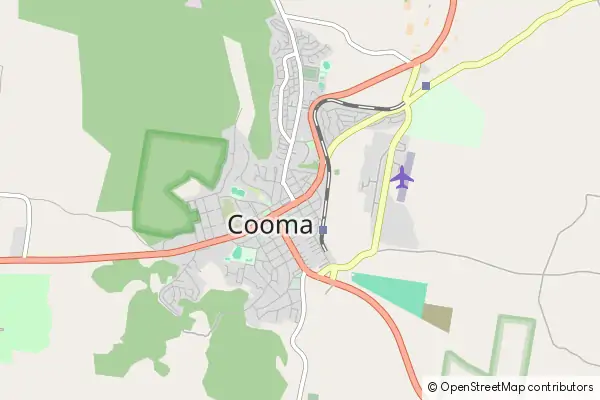 Mapa Cooma