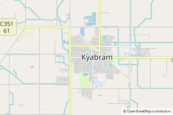 Mapa Kyabram