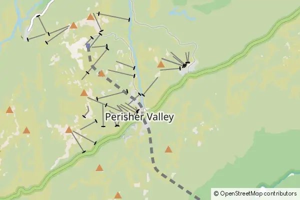 Mapa Perisher Valley