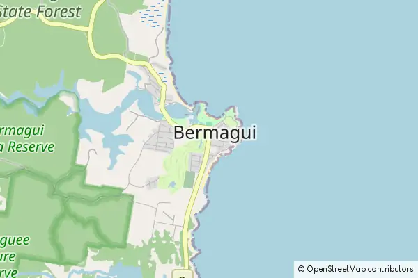 Mapa Bermagui