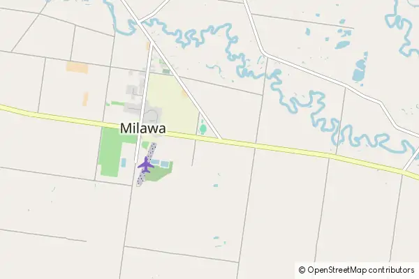 Mapa Milawa