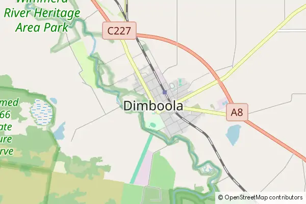 Mapa Dimboola