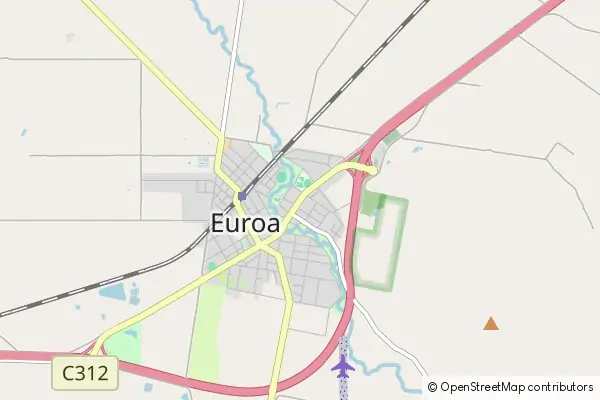 Mapa Euroa