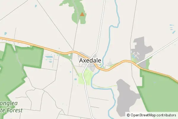 Mapa Axedale