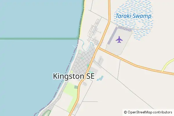 Mapa Kingston SE