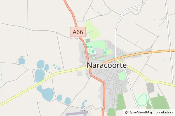 Mapa Naracoorte