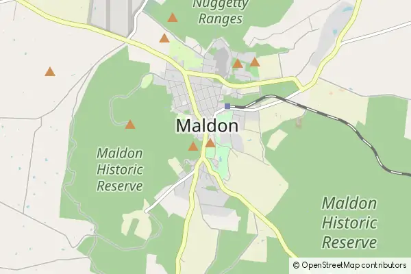 Mapa Maldon