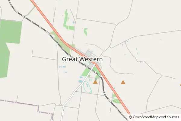 Mapa Great Western